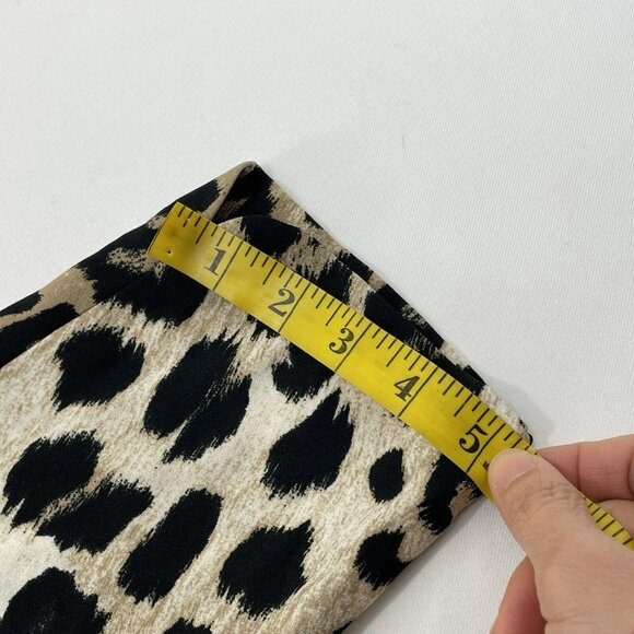 Banana Republic Skinny Pants Women Sz XS Leopard Snake Skin Gothic Goth Elastic - Picture 10 of 12